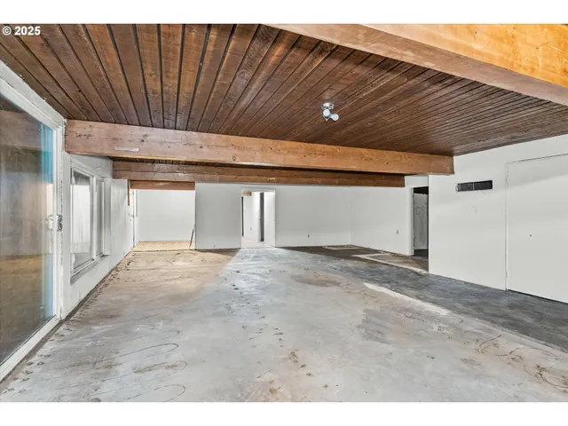 a view of a backyard of a house