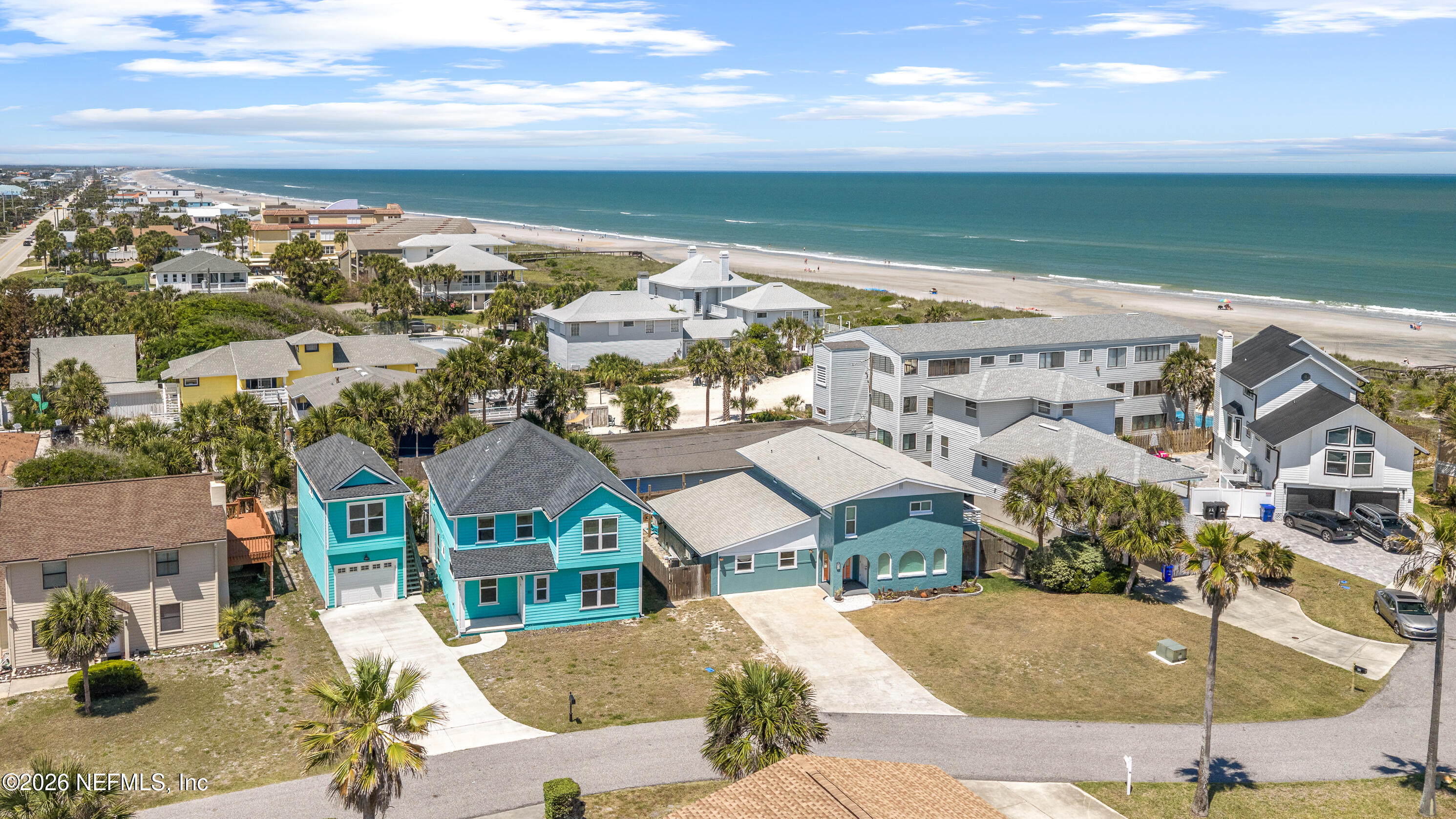 80 Seaside Capers Road St. Augustine, FL 32084 - Photo 43 of 44 an aerial view of residential houses with outdoor space and ocean view
