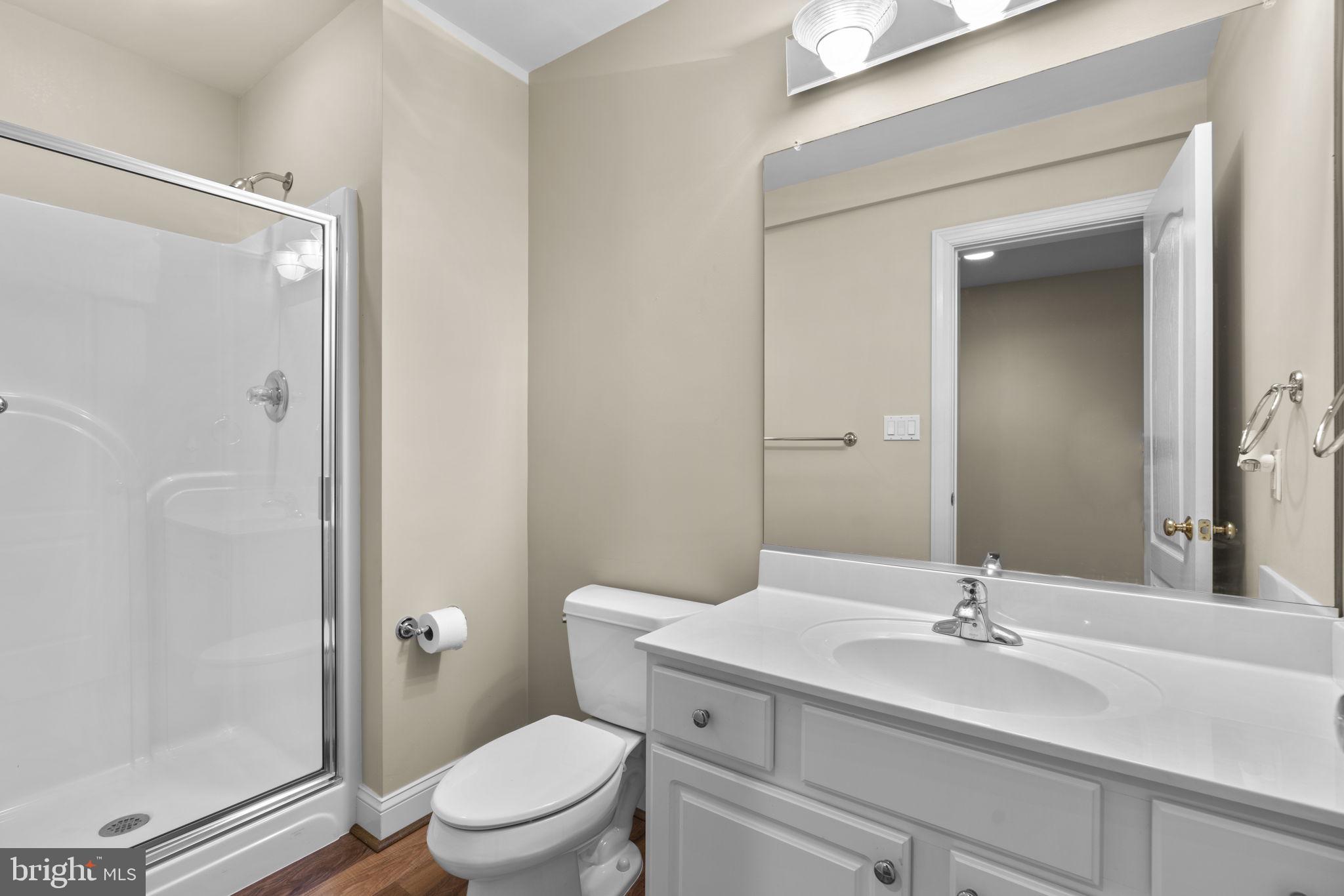 3091 Emerald Valley Road Ellicott City, MD 21042 - Photo 65 of 95 a bathroom with a sink toilet and shower