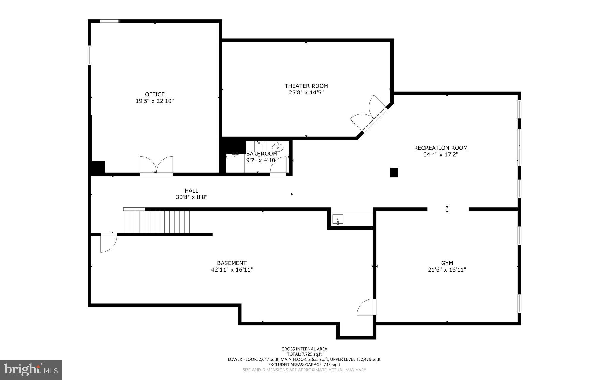 3091 Emerald Valley Road Ellicott City, MD 21042 - Photo 95 of 95 Lower Level Floor Plan