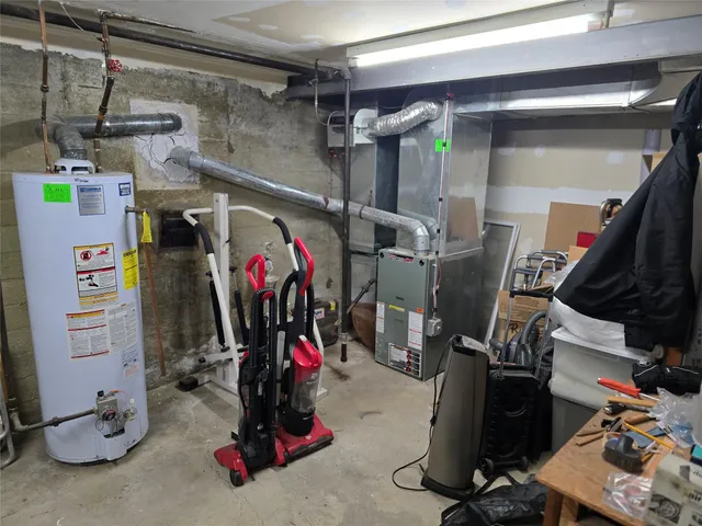 a view of storage and utility room