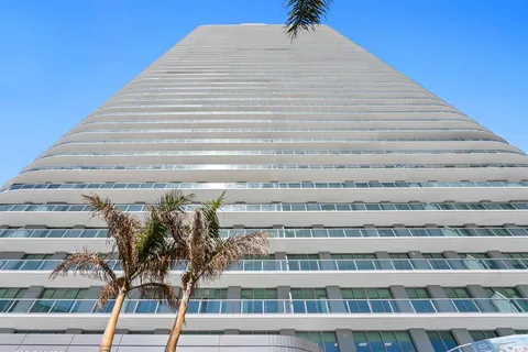 a close up of a white building