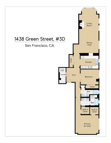 $1,695,000 | 1438 Green Street, Unit 3D, San Francisco, CA 94109