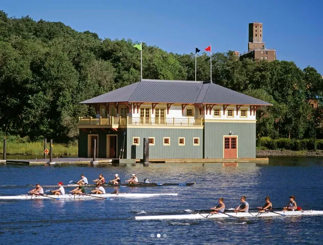 a room with gym equipment and a flat screen tv