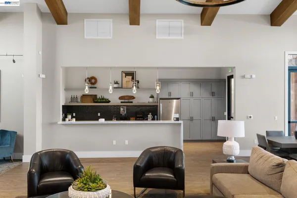 a view of a garage room