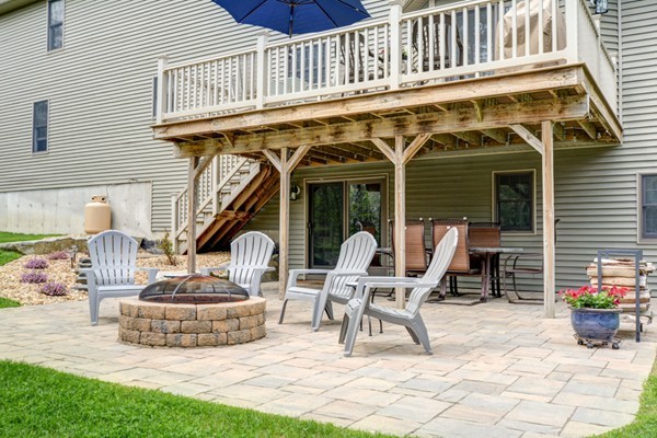 45 Putnam Hill Road Sutton, MA 01590 - Photo 26 of 30 a view of a chairs and table in a patio
