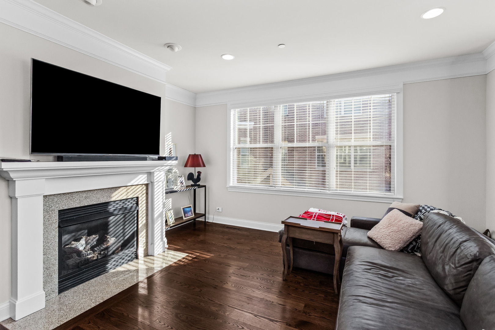 311 South NW Highway, Unit 1 Park Ridge, IL 60068 - Photo 11 of 30 a living room with furniture fireplace and flat screen tv