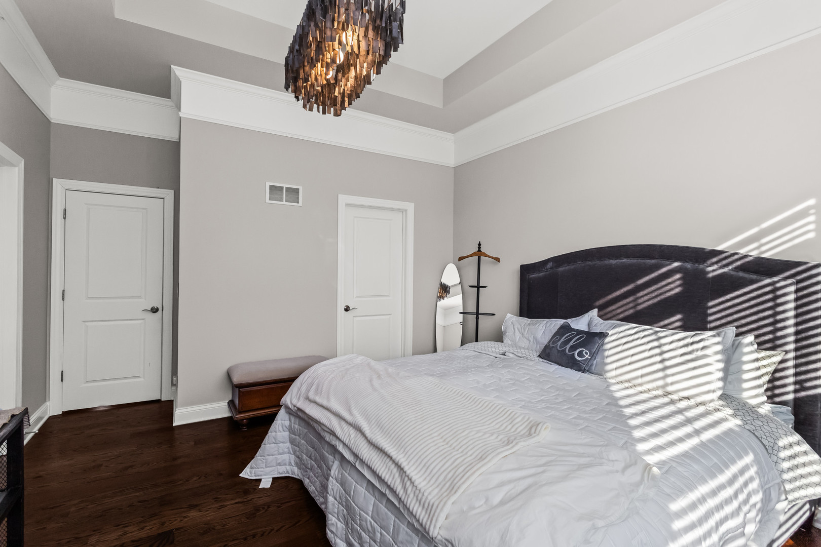 311 South NW Highway, Unit 1 Park Ridge, IL 60068 - Photo 13 of 30 a bedroom with a bed and wooden floor