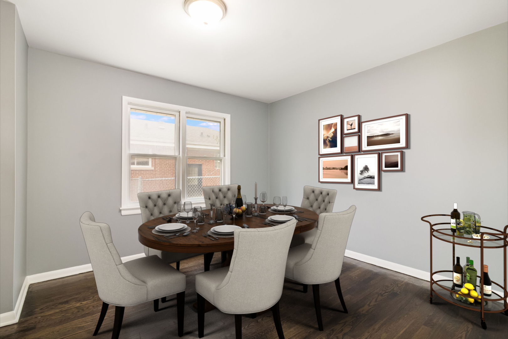 466 East Butterfield Road Elmhurst, IL 60126 - Photo 3 of 11 a view of a dining room with furniture and wooden floor