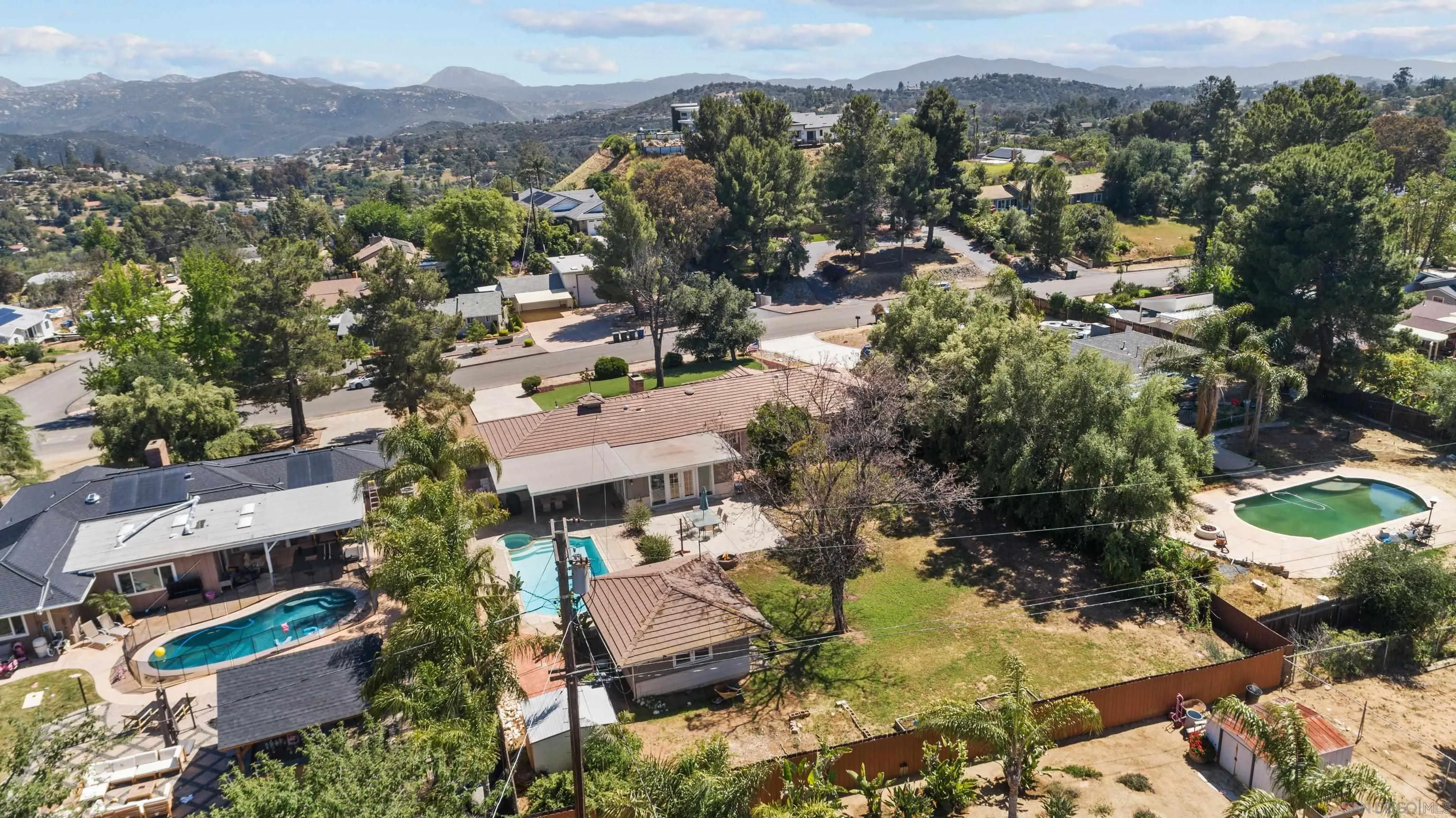 2950 Olive View Road Alpine, CA 91901 - Photo 28 of 29 an aerial view of residential houses with outdoor space and street view