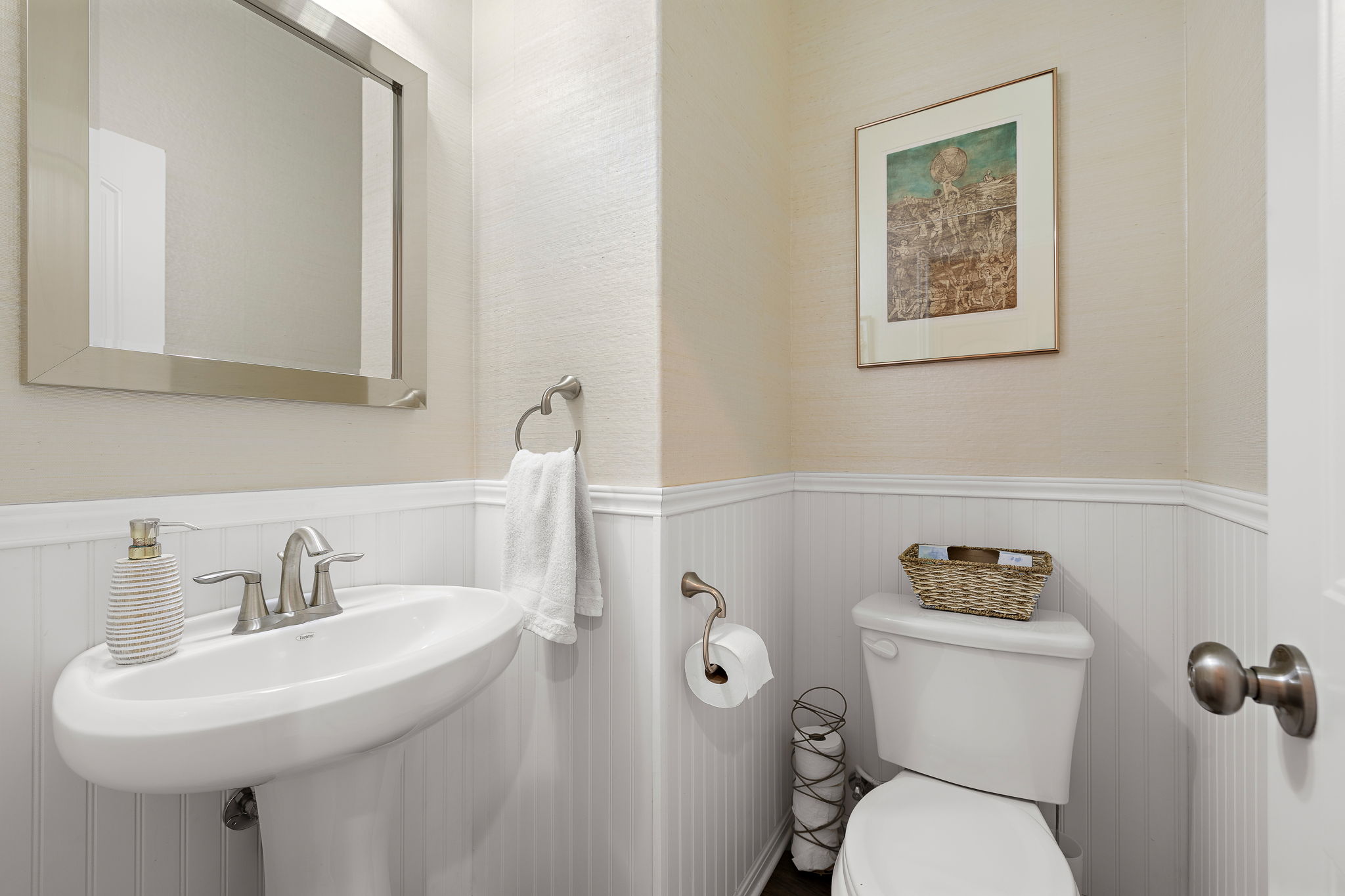 5016 Yucca Flower Lane Georgetown, TX 78626 - Photo 25 of 31 a bathroom with a toilet sink and mirror