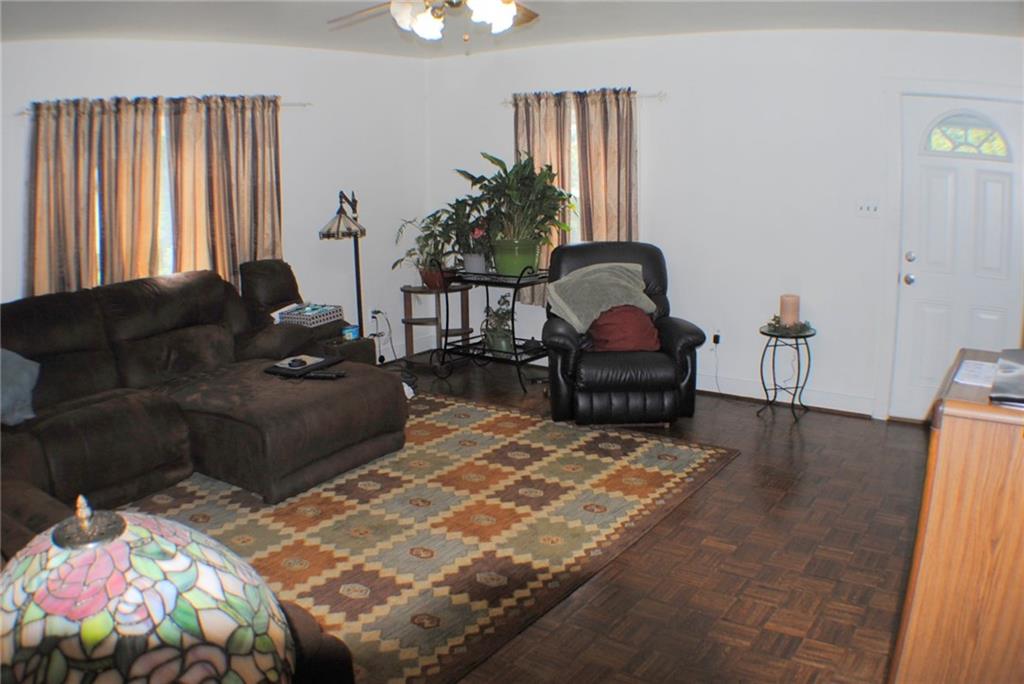 331 Piersol Road Belle Vernon, PA 15012 - Photo 4 of 20 Large Living Room 16x17 with parquet floor that were refinished.