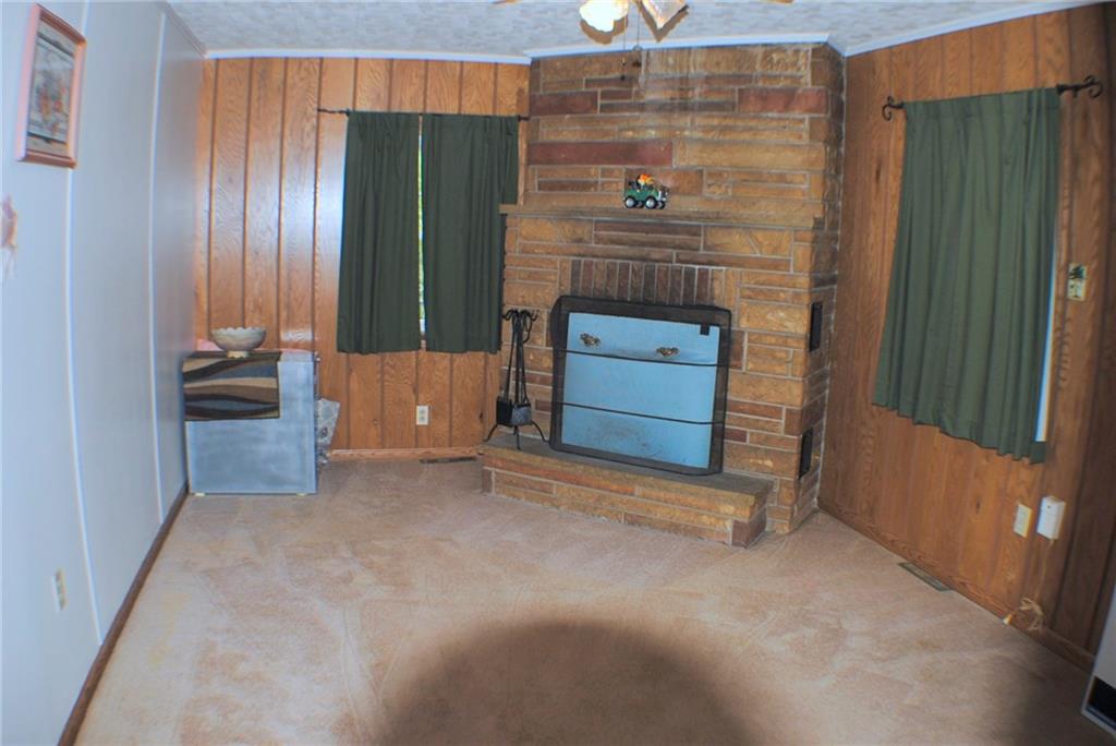 331 Piersol Road Belle Vernon, PA 15012 - Photo 8 of 20 Den with Stone fireplace. Could be used for first floor master.