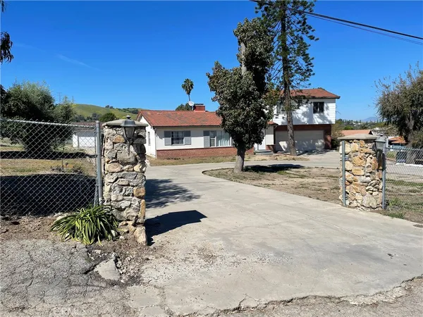a view of a house with a patio