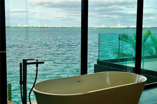 a view of an ocean of a house