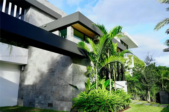 a view of swimming pool with yard