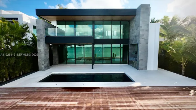 a room with a bed and walk in closet