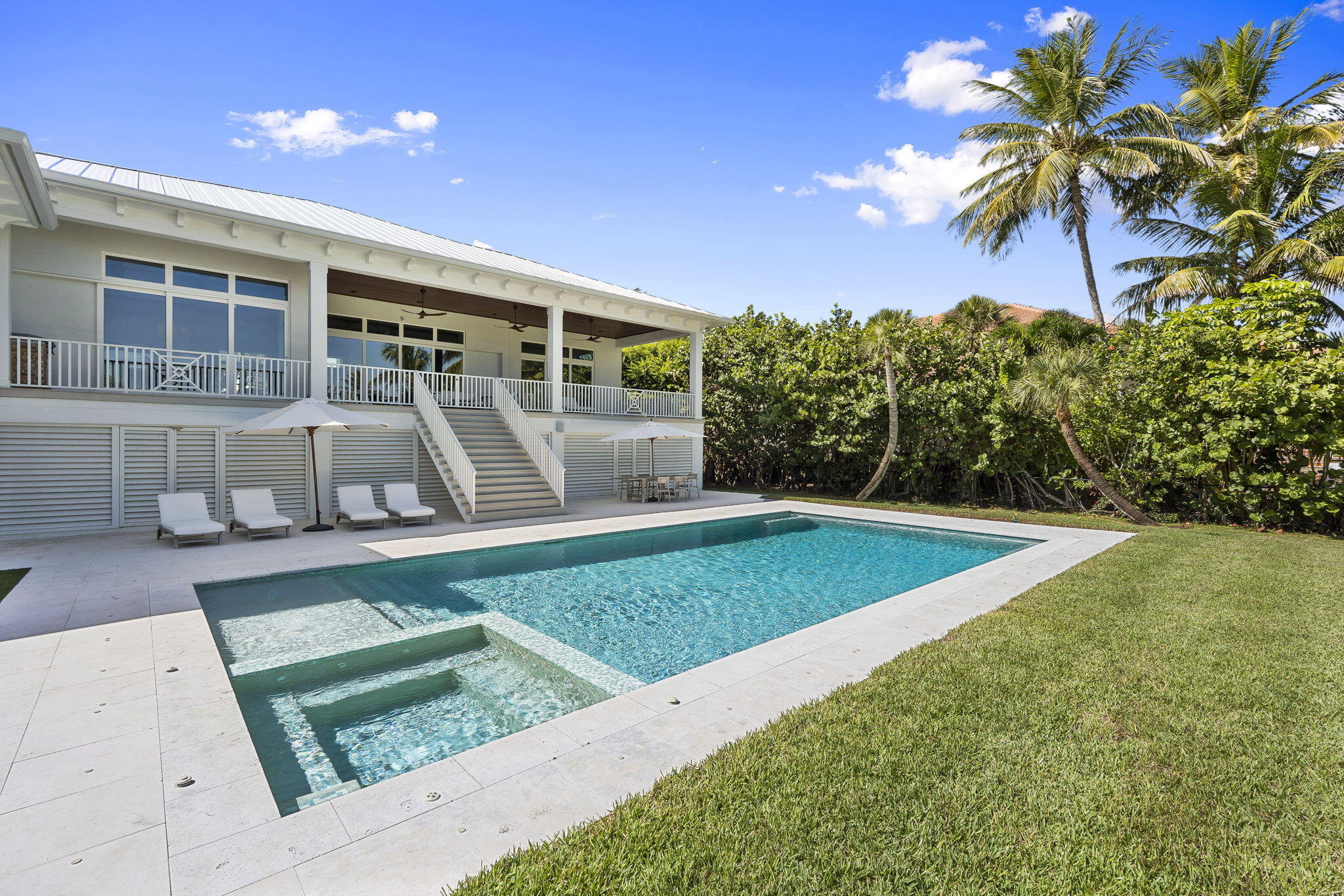 54 South Sewalls Point Road Sewall's Point, FL 34996 - Photo 38 of 68 a view of a house with a backyard