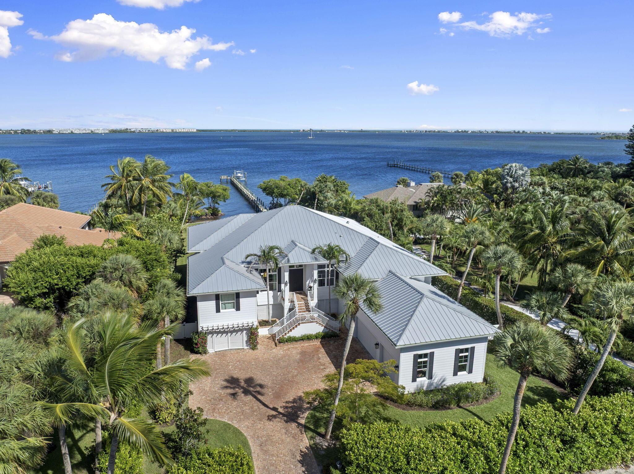 54 South Sewalls Point Road Sewall's Point, FL 34996 - Photo 56 of 68 an aerial view of a house