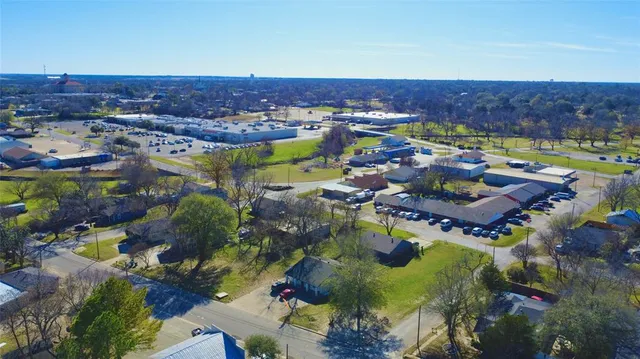 a view of city and mountain