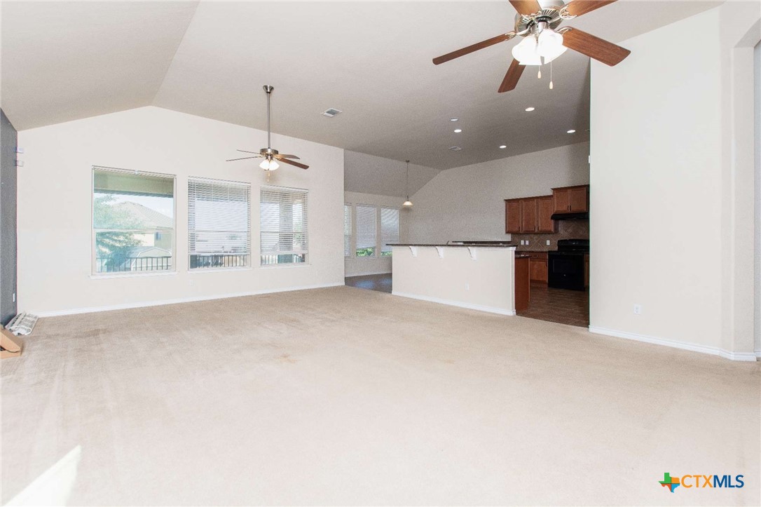 3302 Vineyard Trail Harker Heights, TX 76548 - Photo 3 of 29 an empty room with windows and ceiling fan