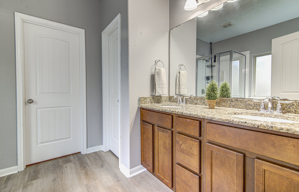 1200 April Meadows Loop Georgetown, TX 78626 - Photo 15 of 40 Primary Bathroom with his and her sinks