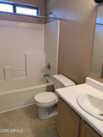 an empty room with closet