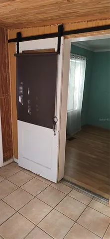 a view of an entryway door