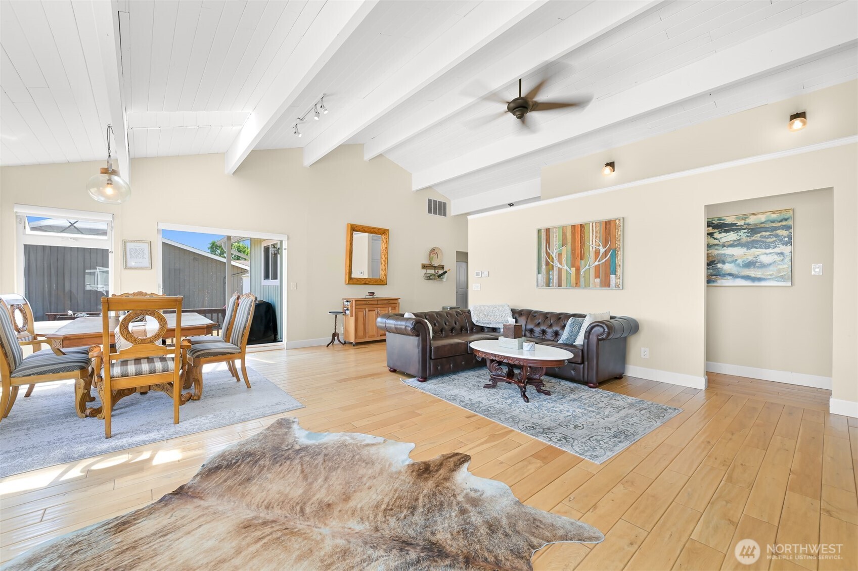8192 Sehome Road Blaine, WA 98230 - Photo 14 of 40 a living room with furniture or couch and a dining table