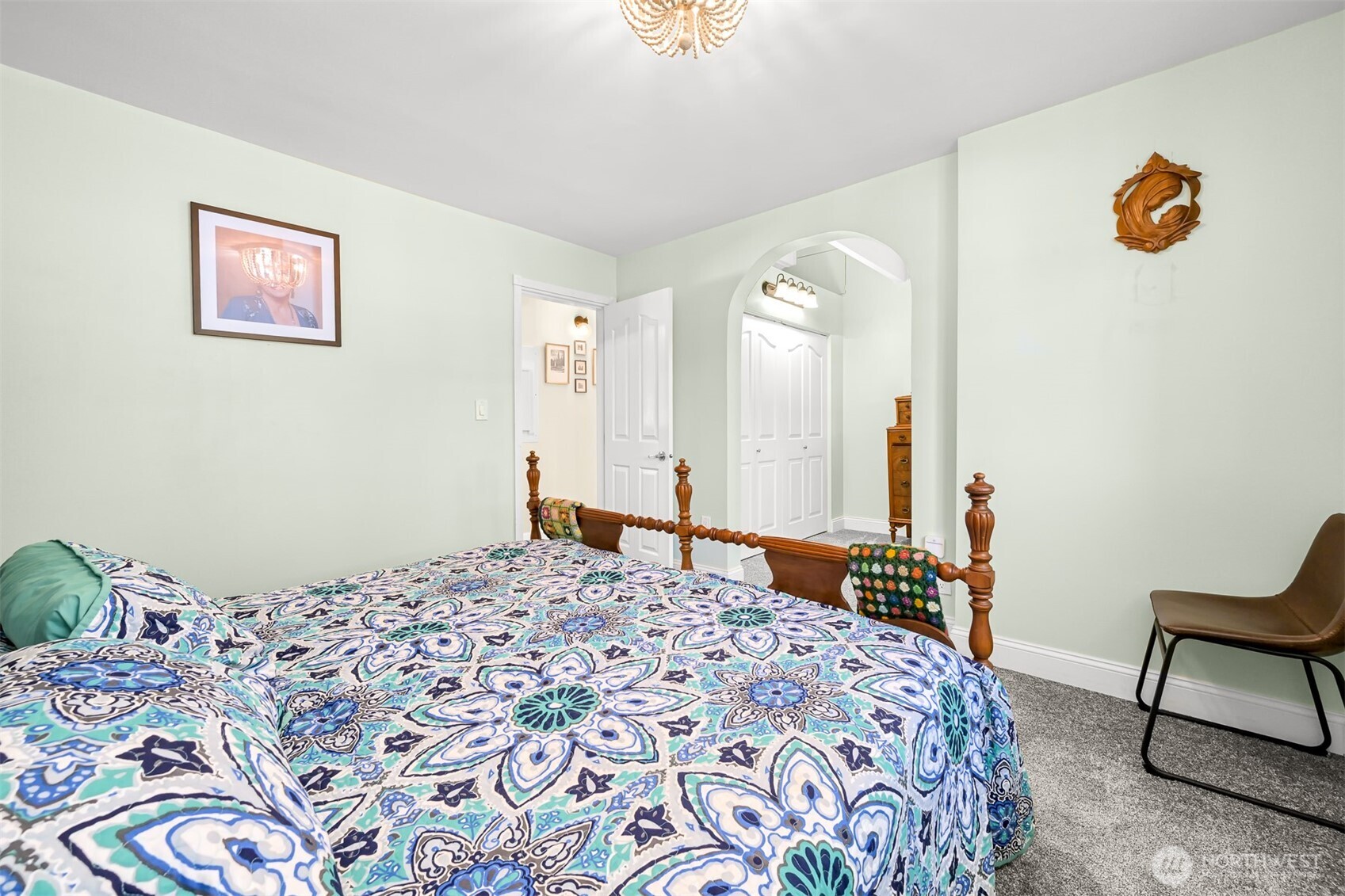 8192 Sehome Road Blaine, WA 98230 - Photo 15 of 40 a bedroom with a bed and a dresser in it