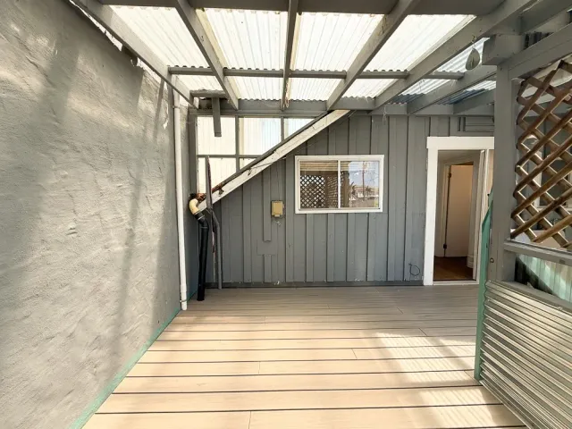 a view of a small space