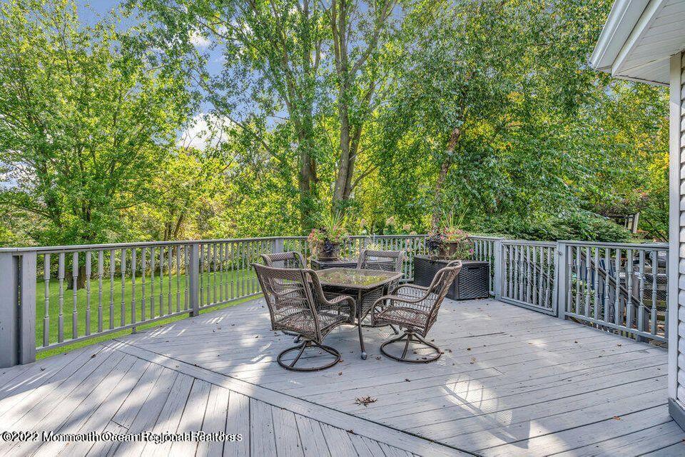 48 Mine Brook Road Colts Neck, NJ 07722 - Photo 41 of 51 patio with trees