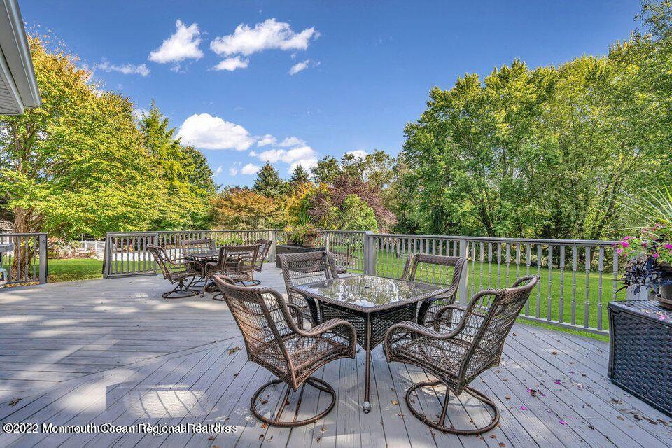 48 Mine Brook Road Colts Neck, NJ 07722 - Photo 42 of 51 Deck off Kitchen
