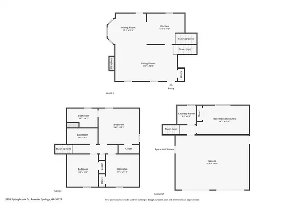 $319,900 | 5398 Springbrook Drive Southwest, Powder Springs, GA 30127