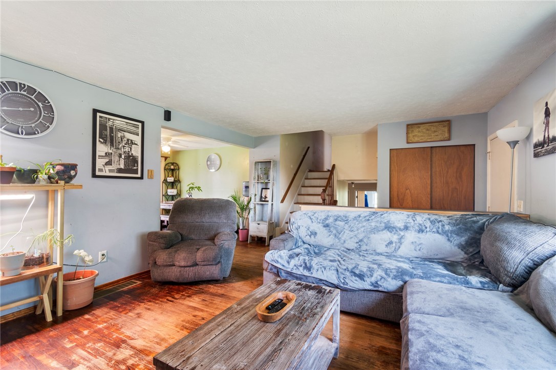 497 Hartnagle Road Arcadia, NY 14513 - Photo 15 of 49 The LIVING ROOM- real hardwoods floors!