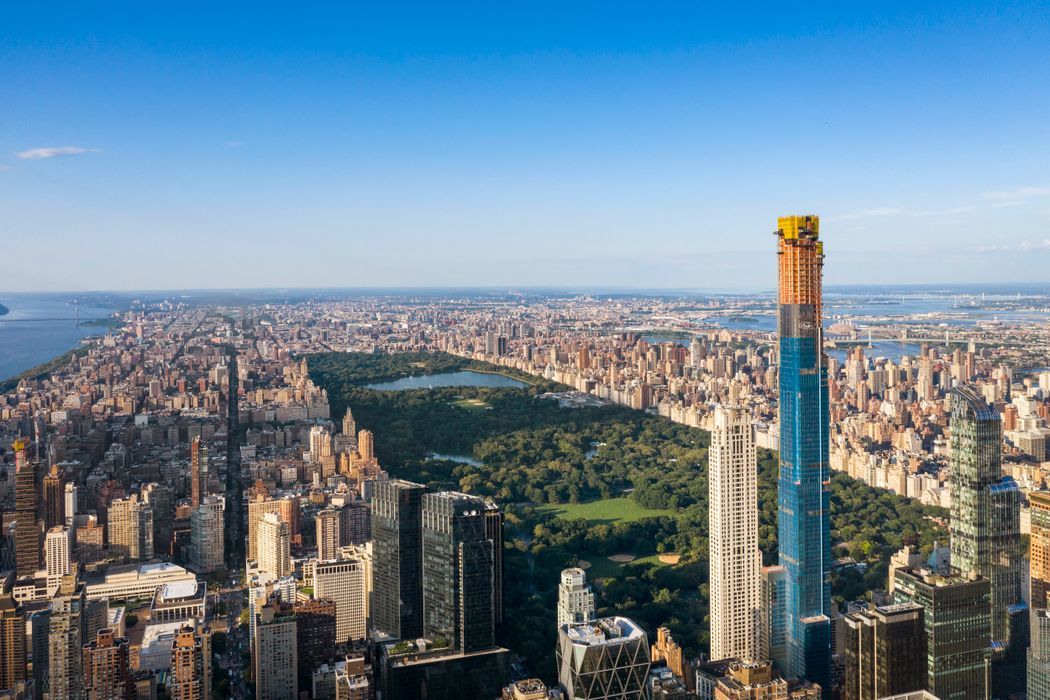 a front view of a building with street view