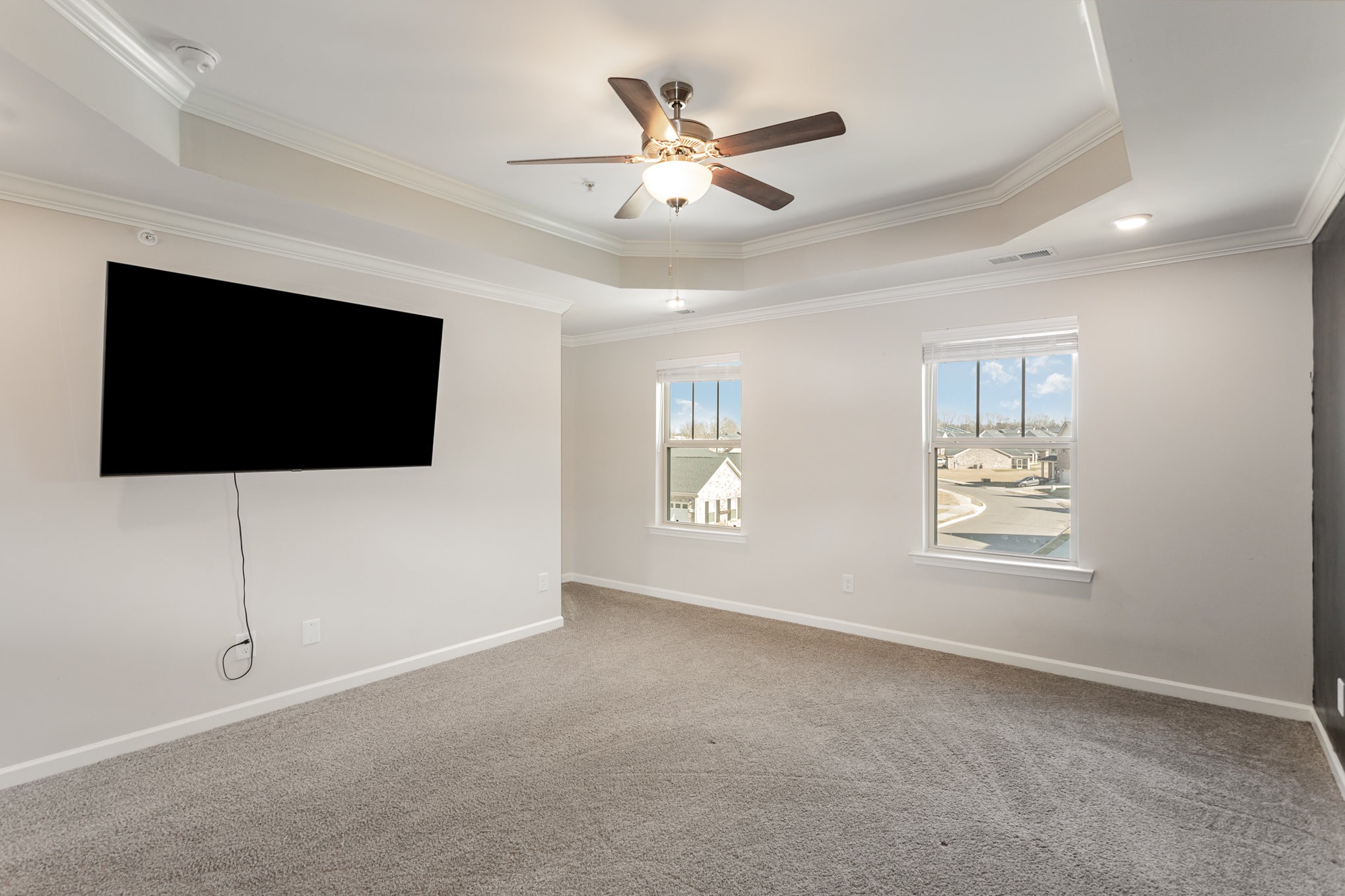 809 Callie Lane Pleasant View, TN 37146 - Photo 18 of 30 a living room with a flat screen tv and a window