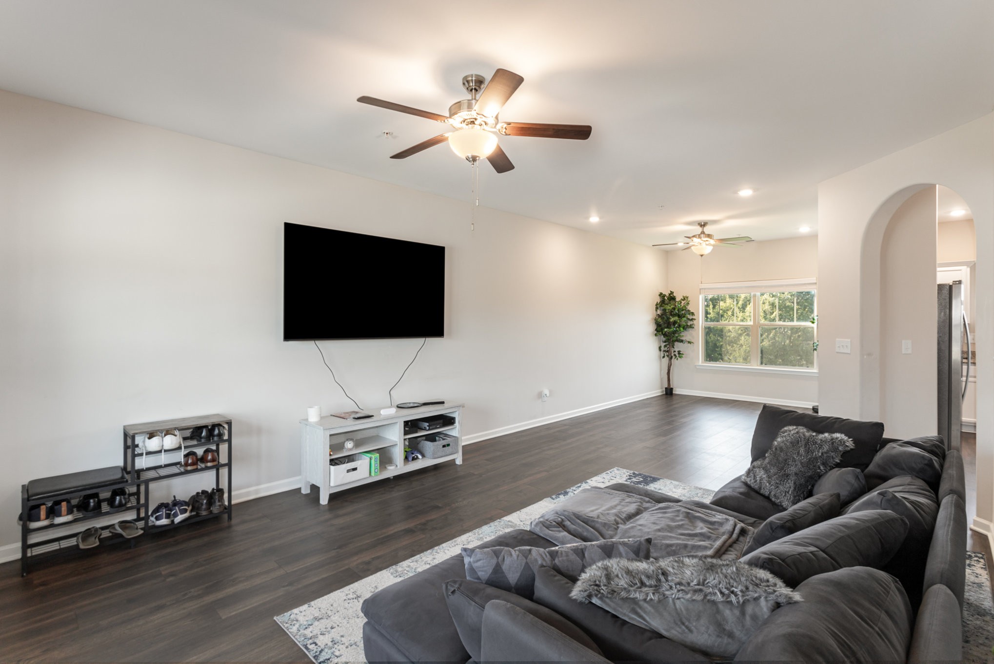 809 Callie Lane Pleasant View, TN 37146 - Photo 7 of 30 a living room with furniture and a flat screen tv