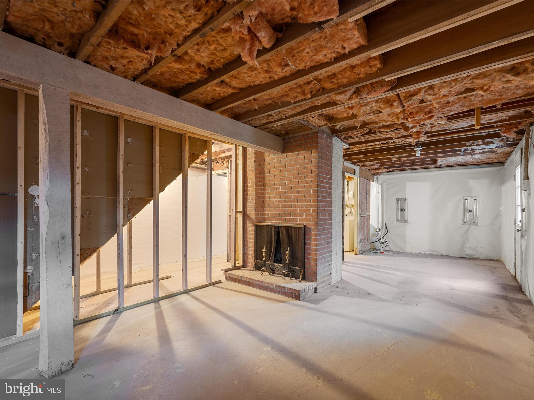 237 Summerville Road Boyce, VA 22620 - Photo 33 of 53 a view of empty room with floor to ceiling window and fireplace