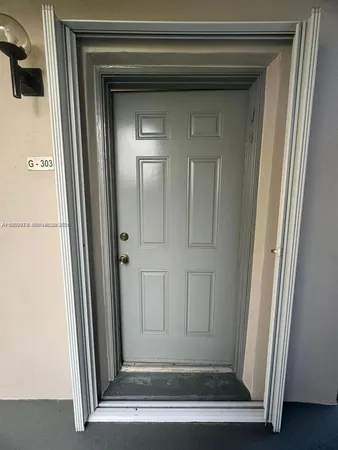 a view of a door
