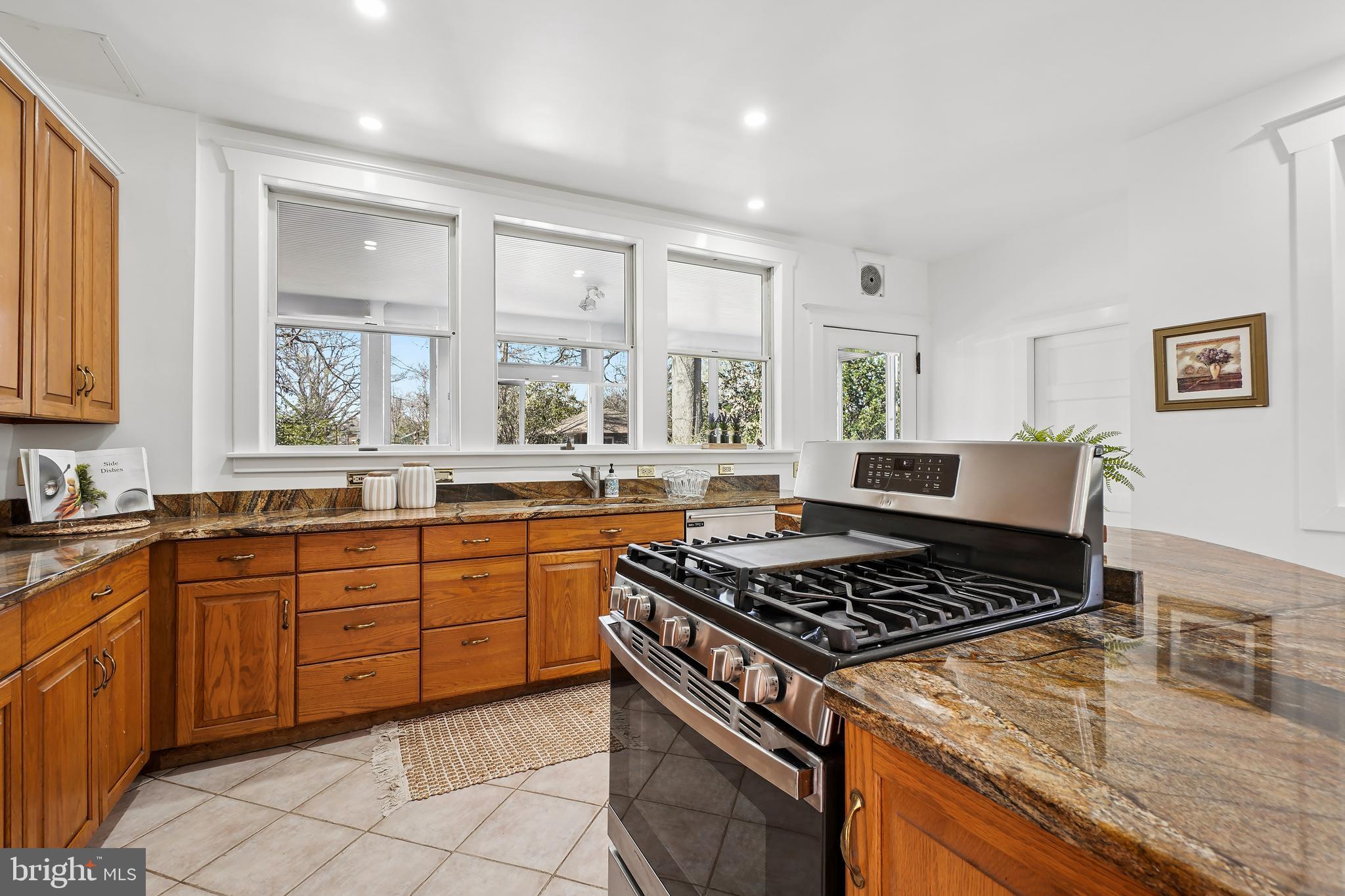 7212 Blair Road Northwest Washington, DC 20012 - Photo 16 of 55 Kitchen Overlooks to the Screen Porch