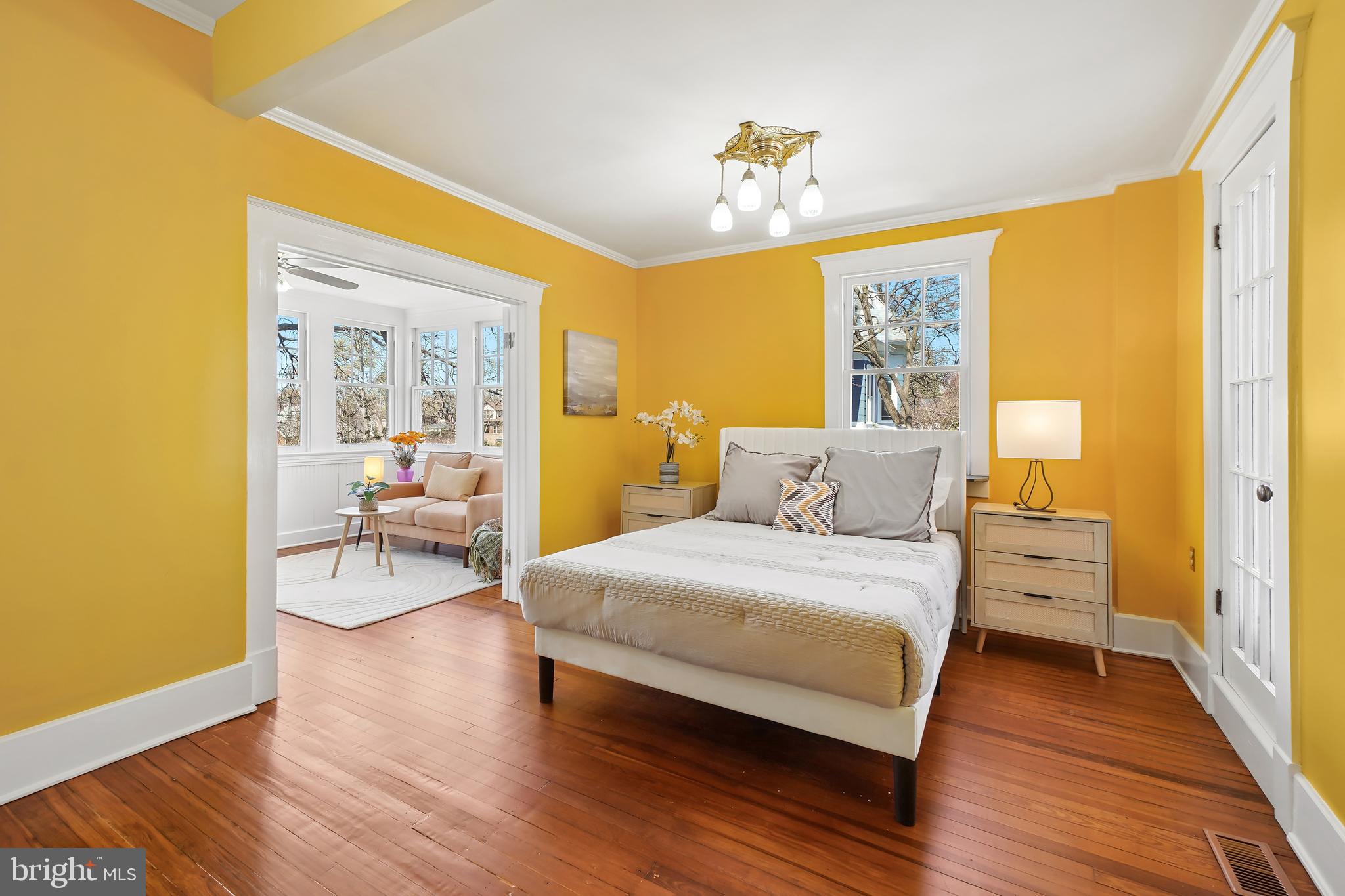 7212 Blair Road Northwest Washington, DC 20012 - Photo 23 of 55 Large Bedroom with a Sitting Room