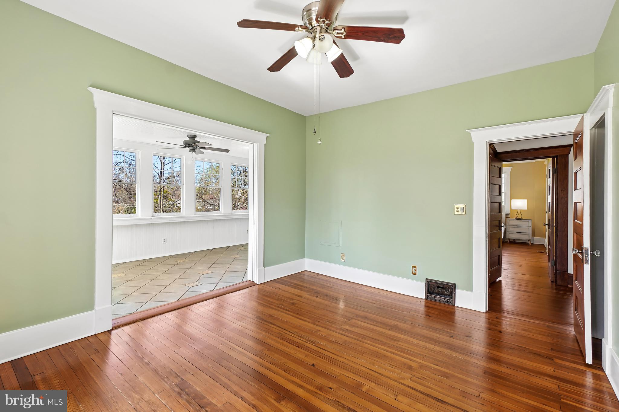 7212 Blair Road Northwest Washington, DC 20012 - Photo 29 of 55 Third Bedroom with a Ceiling Fan