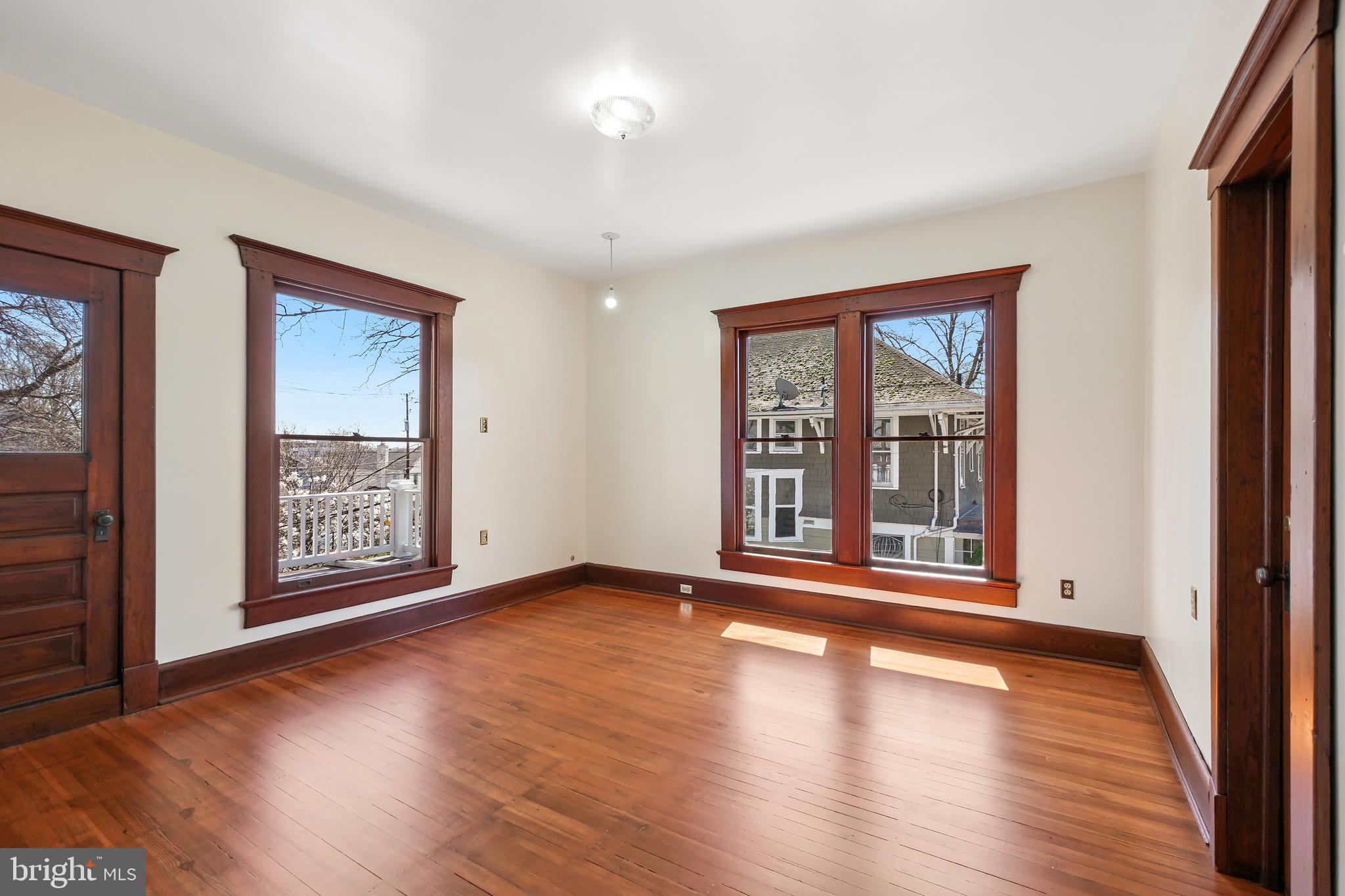7212 Blair Road Northwest Washington, DC 20012 - Photo 33 of 55 Fourth Bedroom with Gorgeous Wood Trim