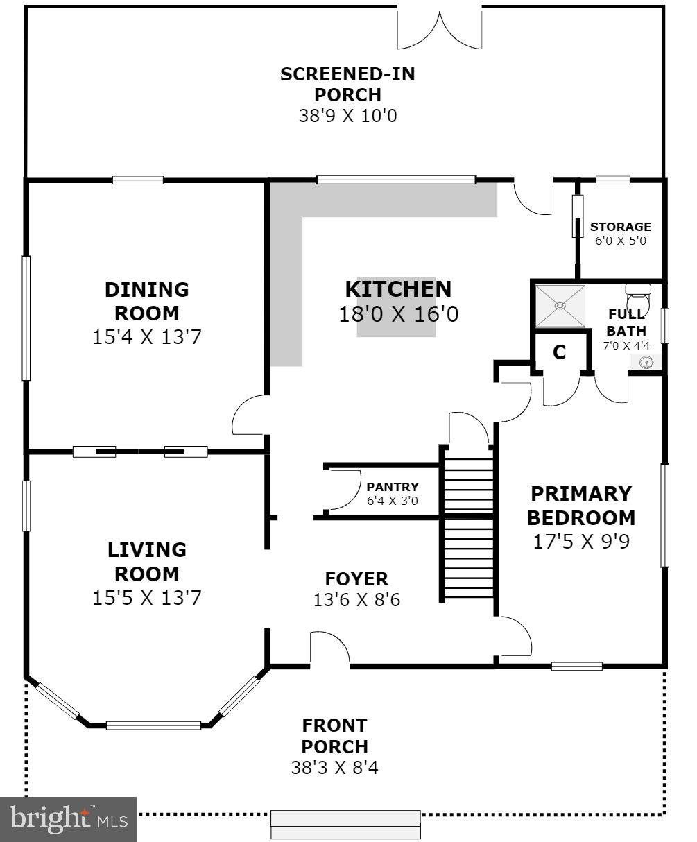 7212 Blair Road Northwest Washington, DC 20012 - Photo 52 of 55 Main Level Floor Plan