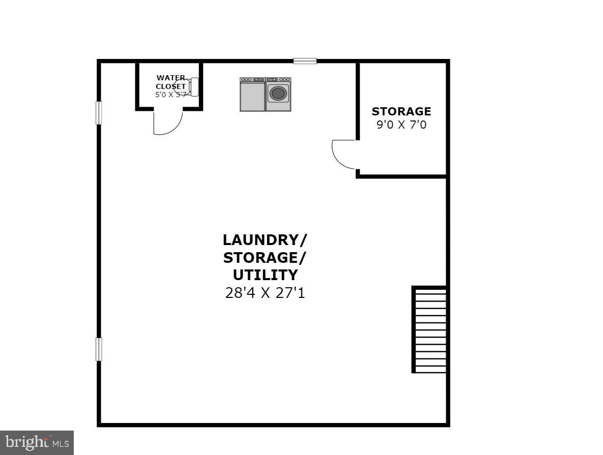 7212 Blair Road Northwest Washington, DC 20012 - Photo 55 of 55 Lower Level Floor Plan