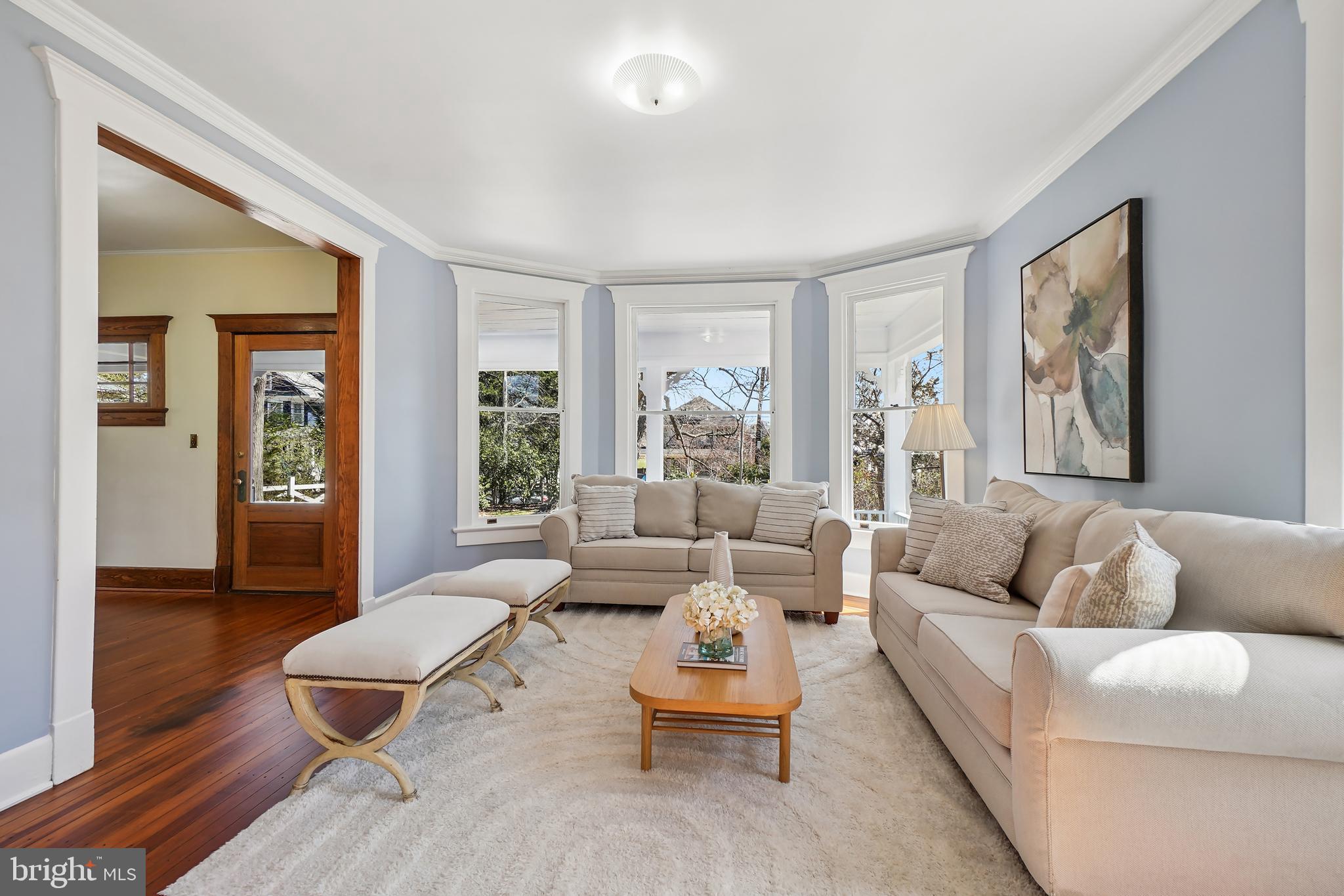 7212 Blair Road Northwest Washington, DC 20012 - Photo 6 of 55 Living Room with a Bay Style Window