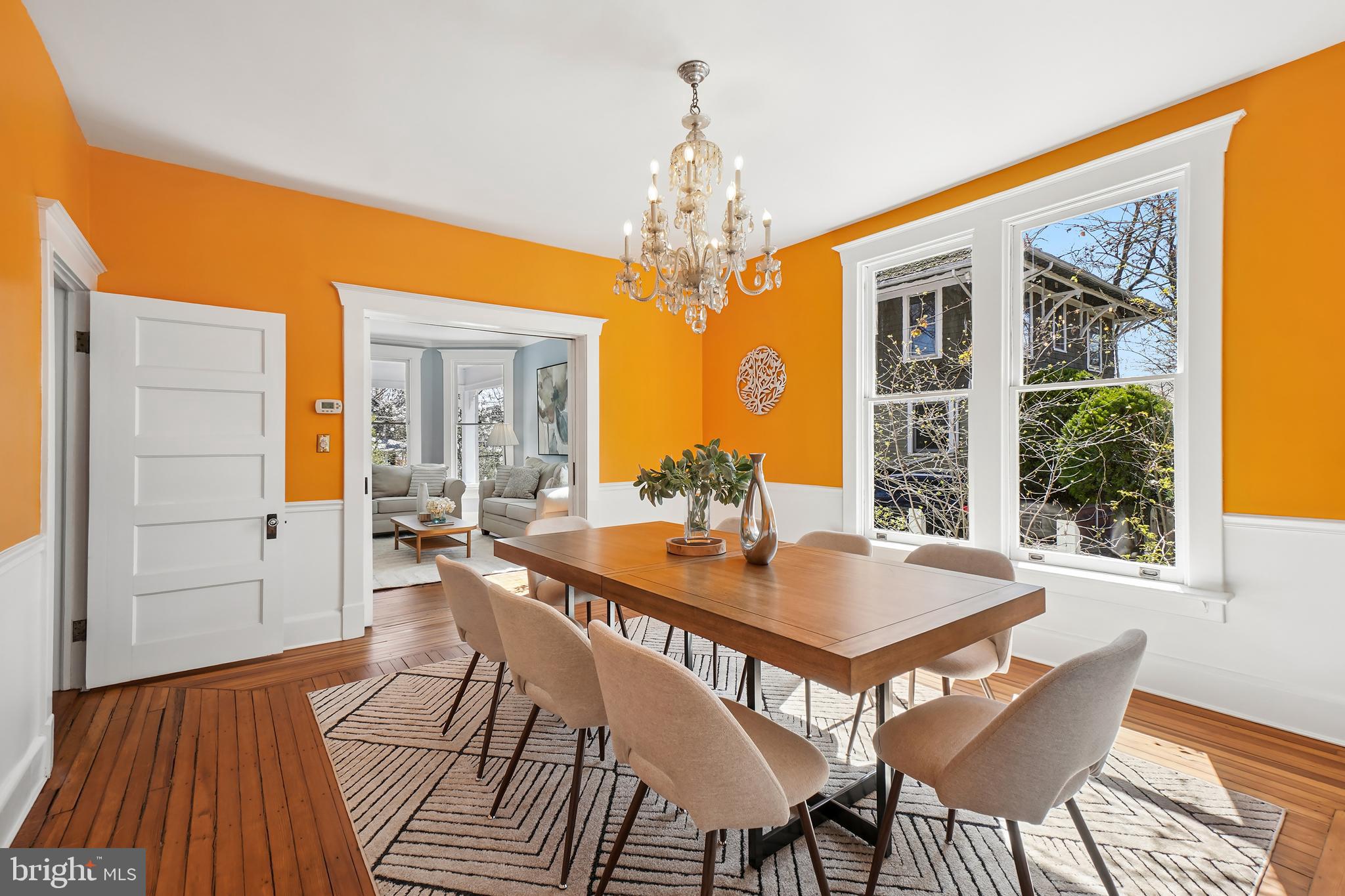 7212 Blair Road Northwest Washington, DC 20012 - Photo 10 of 55 Dining Room with Chair Rail Molding