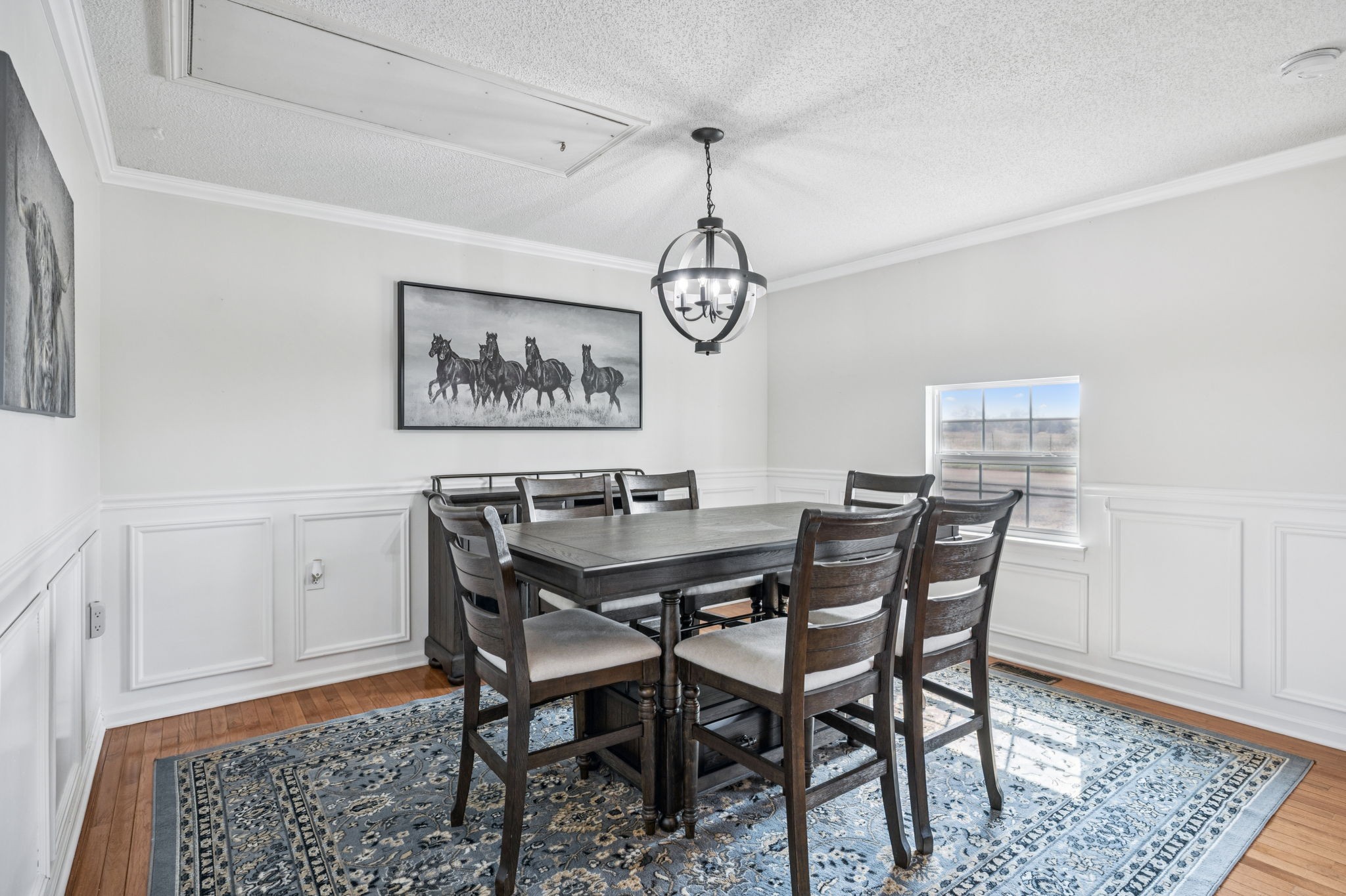 1547 Longview Road Unionville, TN 37180 - Photo 11 of 41 a view of a dining room with furniture and wooden floor