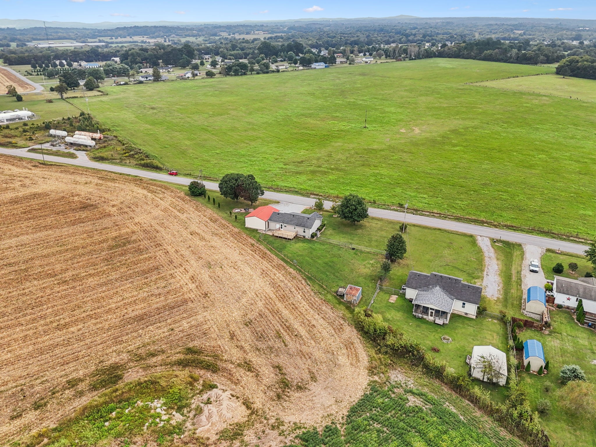 1547 Longview Road Unionville, TN 37180 - Photo 38 of 41 an aerial view of a house with a ocean view